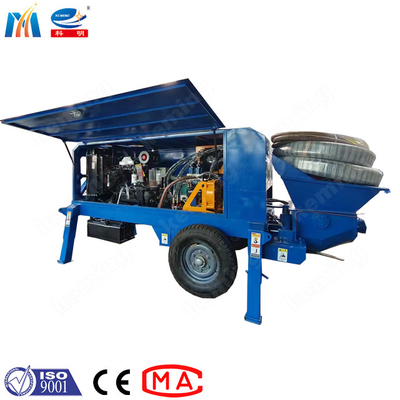 Hydraulic Concrete Pumping Machine Wet Shotcrete Concrete Concrete Pool Gunite