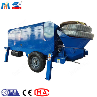Hydraulic Concrete Pumping Machine Wet Shotcrete Concrete Concrete Pool Gunite
