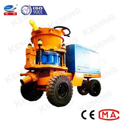 Concrete Spraying Machines Dry Concrete Sprayer Machine Shotcrete Gunite Equipment With Compressor