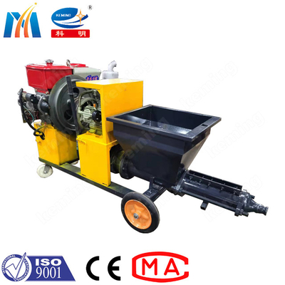Diesel KLW 120 Mortar Spraying Machine Stucco Wall Surface Protection For Construction