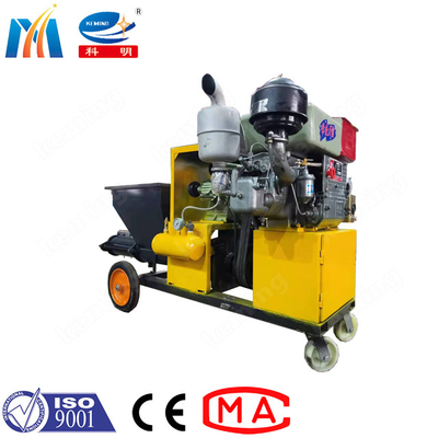 Diesel KLW 120 Mortar Spraying Machine Stucco Wall Surface Protection For Construction