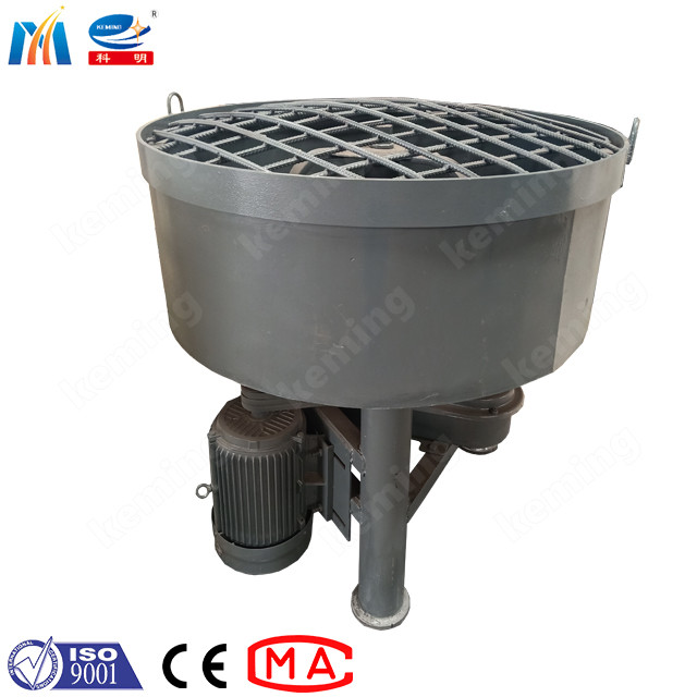 Contactor Mixing Pan JW Industrial Concrete Pan Mixer ผสมคอนกรีตแห้งด้วยใบมีดผสม